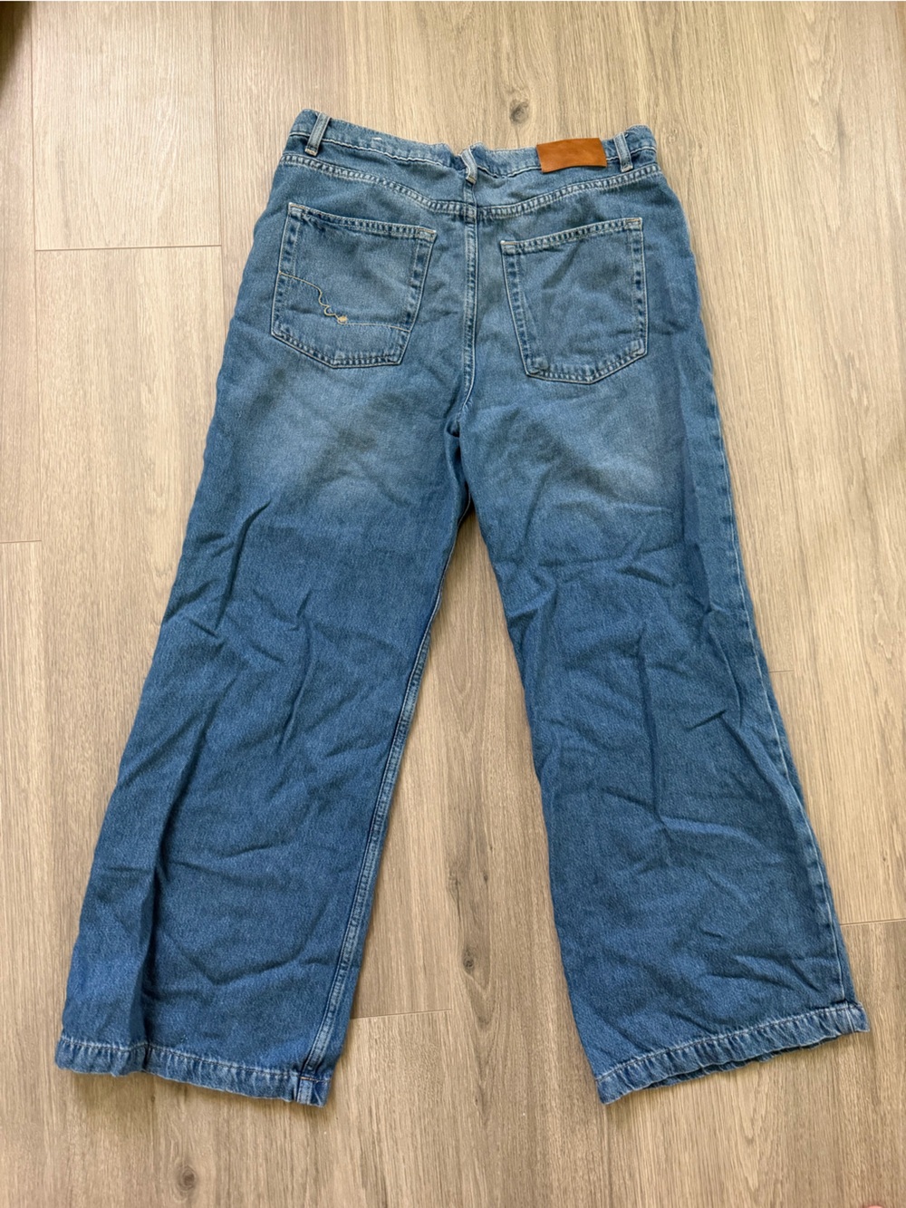 Free People We The Free Stride Straight’n Wide Jeans - Picture 4 of 7